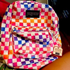 Brand new bookbag little dirt stains on the inside great for school starting!!!!